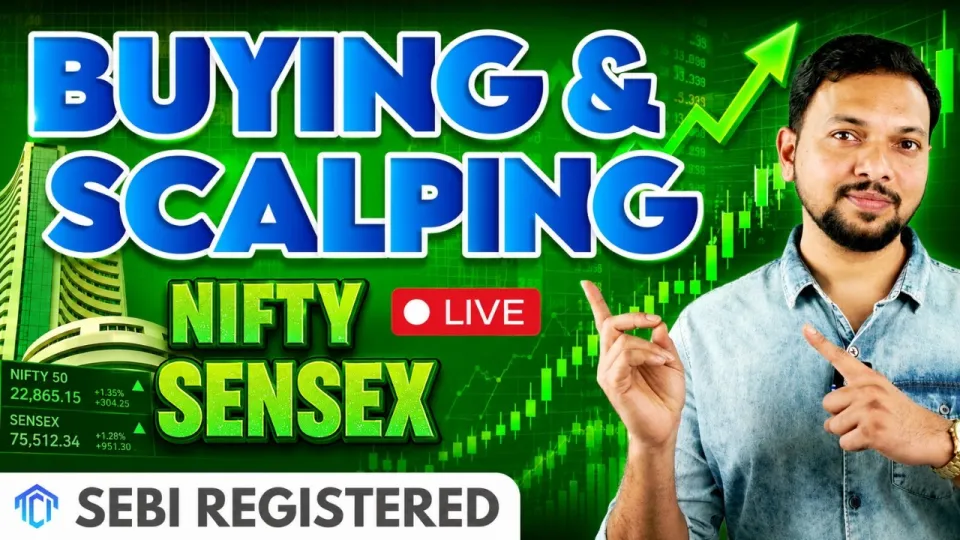 Live Trading Nifty BankNifty and SENSEX Options